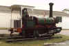 Ferrol. El ancho de va de esta locomotra es ciertamente peculiar.